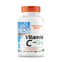 Витамины и минералы Doctor's Best Vitamin C 500 mg, 120 вегакапсул