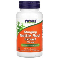 Натуральная добавка NOW Nettle Root Extract 250 mg, 90 капсул