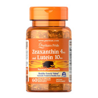 Натуральная добавка Puritan's Pride Zeaxanthin 4 mg with Lutein 10 mg, 60 капсул