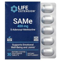 Амінокислота Life Extension SAMe 400 mg, 30 таблеток