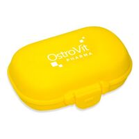 Таблетница OstroVit Pharma Pill Box, желтая