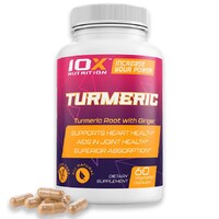 Натуральная добавка 10XNutrition Turmeric, 60 вегакапсул