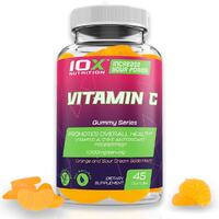Витамины и минералы 10XNutrition Vitamin C 1000 mg, 45 желеек - апельсиновая крем-сода