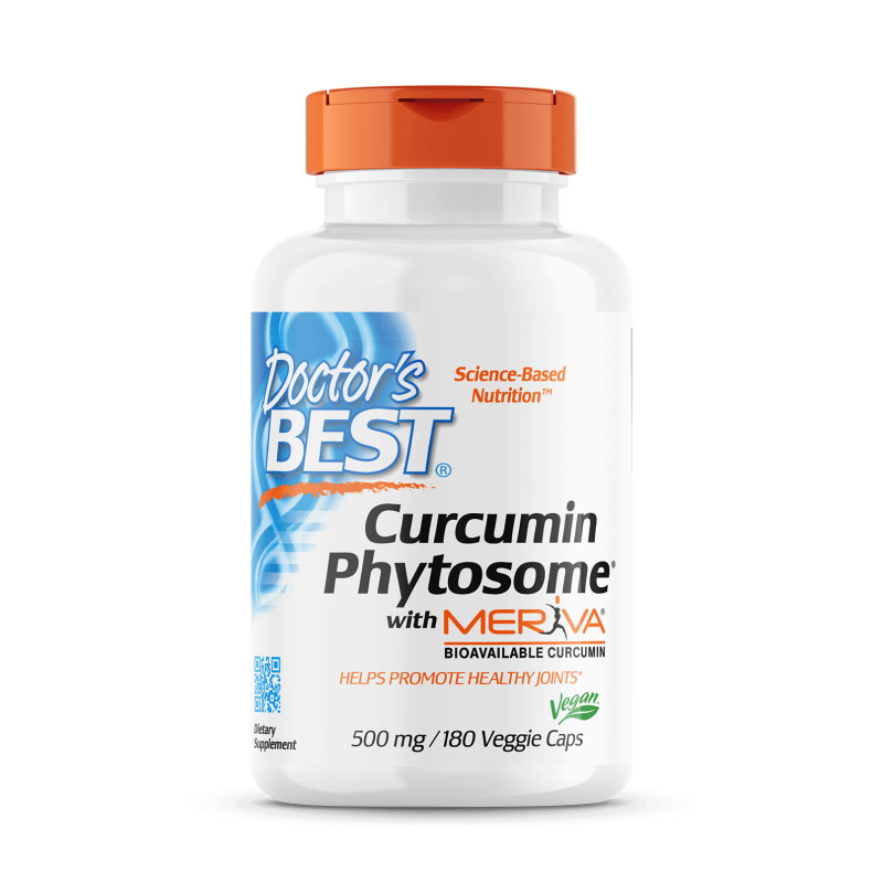 Натуральная добавка Doctor's Best Curcumin Phytosome, 180 вегакапсул