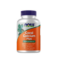 Витамины и минералы NOW Coral Calcium Plus, 100 вегакапсул