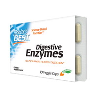 Натуральная добавка Doctor's Best Digestive Enzymes, 10 капсул