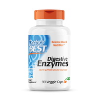 Натуральная добавка Doctor's Best Digestive Enzymes, 90 капсул