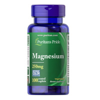 Витамины и минералы Puritan's Pride Magnesium 250 mg, 100 каплет