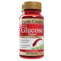 Натуральная добавка Earth‘s Creation Glucose Support, 60 капсул
