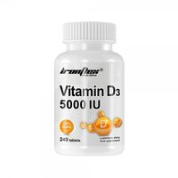 Витамины и минералы IronFlex Vitamin D3 5000, 240 таблеток