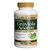 Натуральная добавка Earth‘s Creation Graviola Anamu, 100 капсул