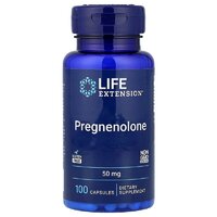 Натуральная добавка Life Extension Pregnenolone 50 mg, 100 таблеток