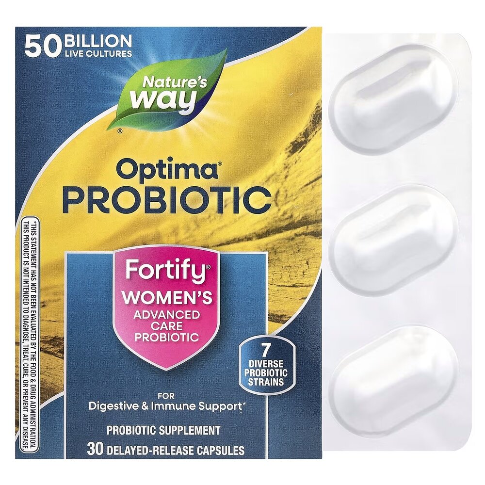 Пробиотики и пребиотики Nature's Way Fortify Optima Women's Probiotic 50 Billion, 30 капсул