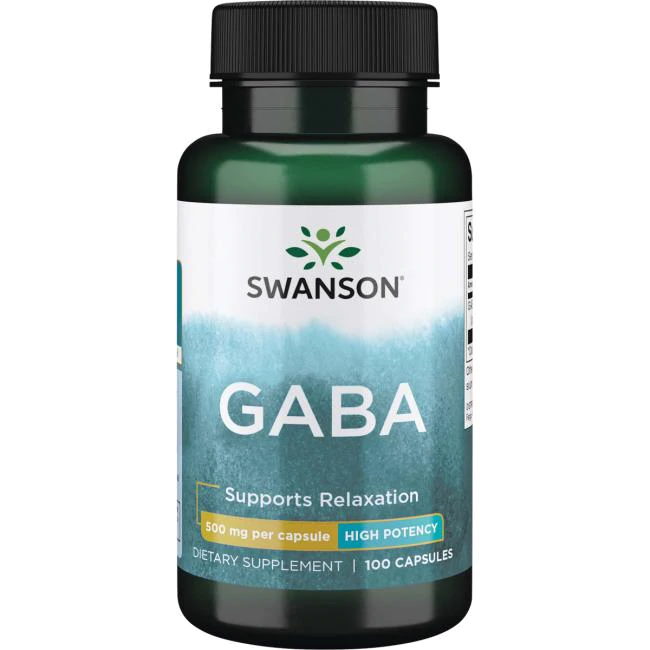 Аминокислота Swanson GABA 250 mg, 60 капсул