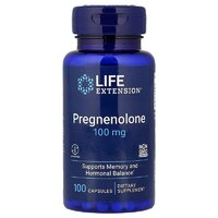 Натуральна добавка Life Extension Pregnenolone 100 mg, 100 таблеток