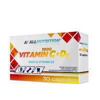 Витамины и минералы AllNutrition Vitamin C + D3, 30 капсул