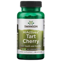 Натуральная добавка Swanson Hiactives Tart Cherry 465 mg, 60 капсул