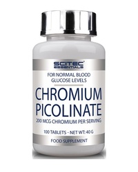 Витамины и минералы Scitec Chromium Picolinate, 100 таблеток, СРОК 01.23