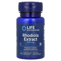 Натуральная добавка Life Extension Rhodiola Extract 250 mg, 60 вегакапсул