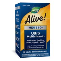 Витамины и минералы Nature's Way Alive! Men's 50+ Ultra Multivitamin, 60 таблеток