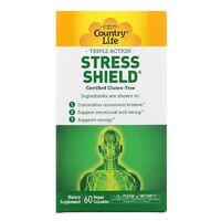 Натуральная добавка Country Life Stress Shield, 60 вегакапсул