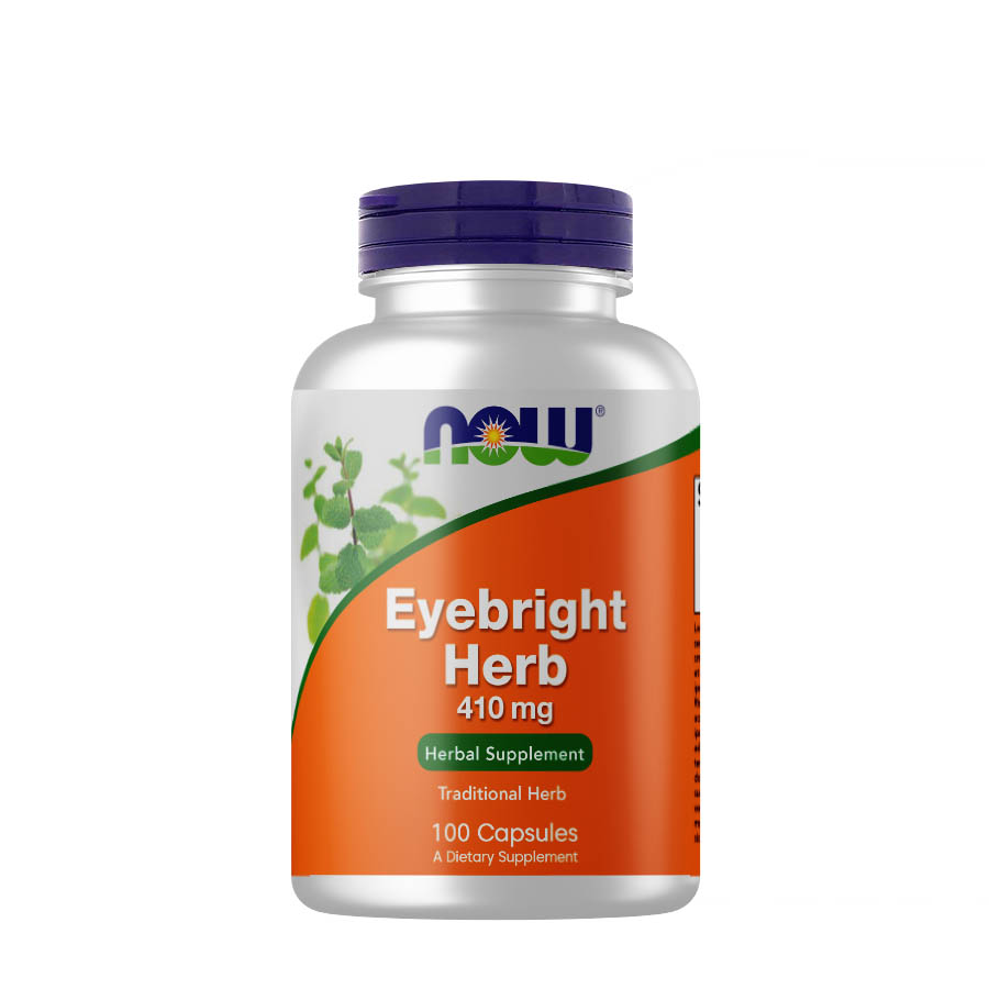 Натуральна добавка NOW Eyebright Herb 410 mg, 100 вегакапсул
