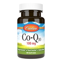 Натуральная добавка Carlson Labs CoQ10 100 mg, 90 капсул