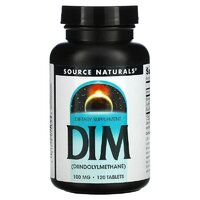 Натуральная добавка Source Naturals DIM (Diindolylmethane) 100 mg, 120 таблеток