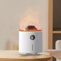 Увлажнитель воздуха портативный Kinscoter Volcano Jellyfish Ultrasonic Air Humidifier HX-127, 350 мл, аккумулятор 1200mAh, White