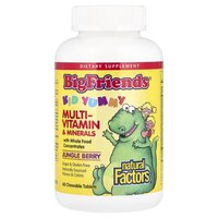 Витамины и минералы Natural Factors Big Friends Multi-Vitamin &amp; Minerals, 60 жевательных таблеток