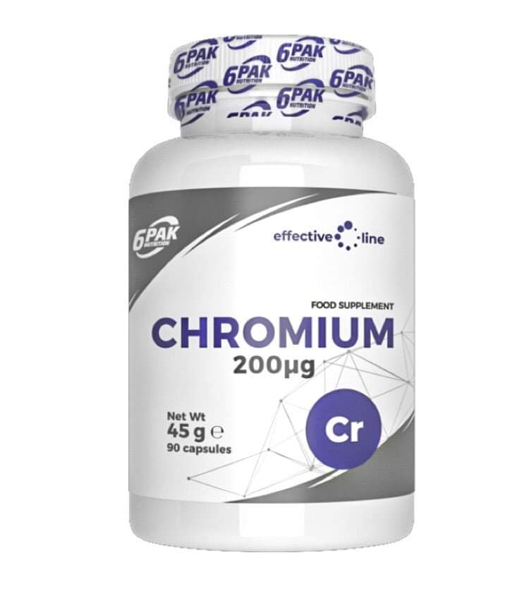 Витамины и минералы 6PAK Nutrition Chromium 200 mcg, 90 капсул