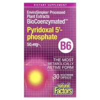Витамины и минералы Natural Factors BioCoenzymated Pyridoxal 5'-Phosphate 50 mg, 30 капсул