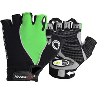 Велоперчатки PowerPlay 5019 A, Black/Green