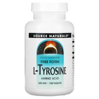 Аминокислота Source Naturals L-Tyrosine 500 mg, 100 таблеток