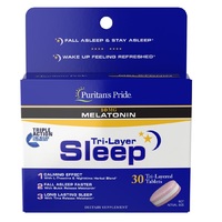 Натуральная добавка Puritan's Pride Tri-Layer Sleep, 30 таблеток