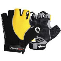 Велоперчатки PowerPlay 5019 B, Black/Yellow