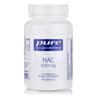 Аминокислота Pure Encapsulations NAC 600 mg, 90 капсул