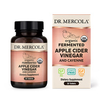 Натуральная добавка Dr. Mercola Fermented Apple Cider Vinegar and Cayenne, 30 таблеток