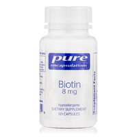 Витамины и минералы Pure Encapsulations Biotin 8 mg, 60 капсул