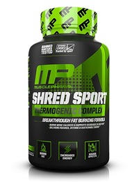 Жироспалювач MusclePharm Shred Sport, 60 капсул