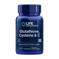 Натуральная добавка Life Extension Glutathione Cysteine &amp; C, 100 капсул