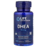 Стимулятор тестостерону Life Extension DHEA 15 mg, 100 капсул