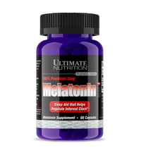 Натуральная добавка Ultimate Melatonin 100% Premium, 60 капсул