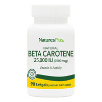 Витамины и минералы Natures Plus Beta Carotene 25000 IU, 90 капсул