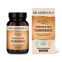 Натуральна добавка Dr. Mercola Fermented Turmeric, 60 капсул