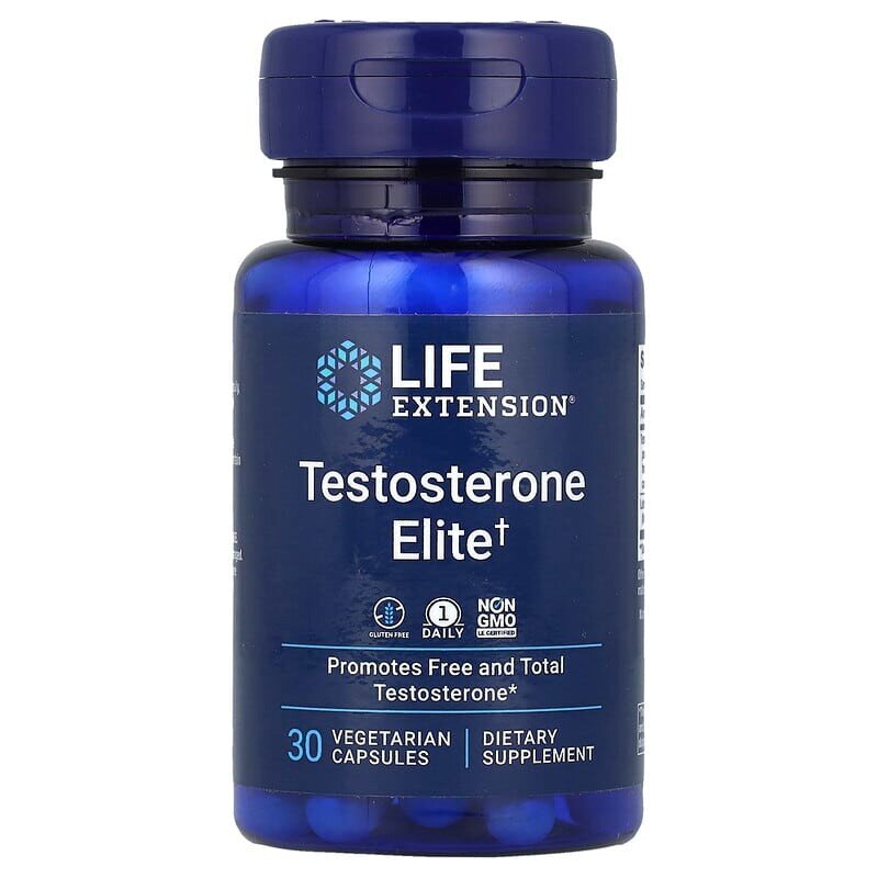Стимулятор тестостерона Life Extension Testosterone Elite, 30 вегакапсул