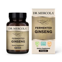 Натуральна добавка Dr. Mercola Fermented Ginseng, 30 капсул