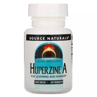 Натуральная добавка Source Naturals Huperzine A 100 mcg, 60 таблеток