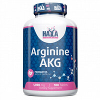Аминокислота Haya Labs Arginine AKG 1000 mg, 100 таблеток