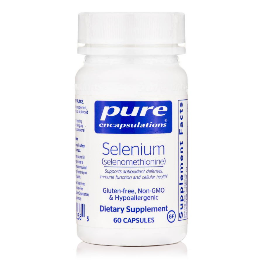 Вітаміни та мінерали Pure Encapsulations Selenium 200 mcg, 60 капсул